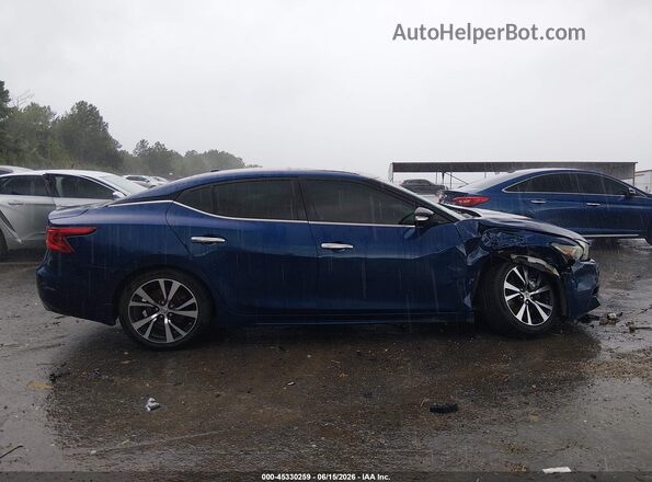 1N4AA6AP9JC368179 2018 NISSAN MAXIMA Blue უკანა სალონის ხედი