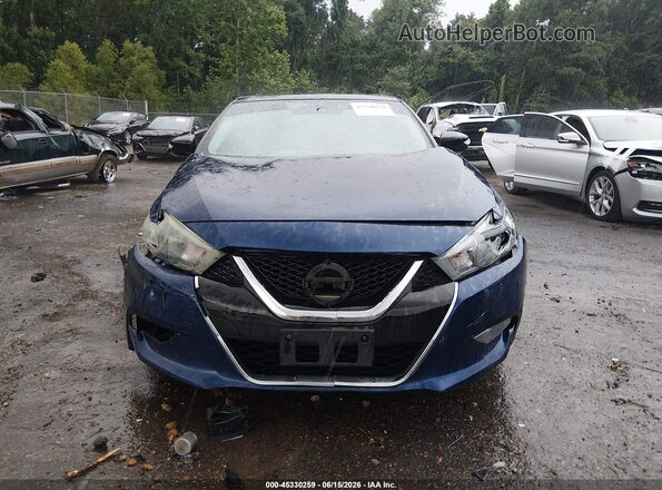 1N4AA6AP9JC368179 2018 NISSAN MAXIMA Blue ხელსაწყოთა პანელის ხედი