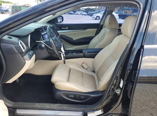 1N4AA6AP9JC378033 2018 NISSAN MAXIMA Black Front interior view