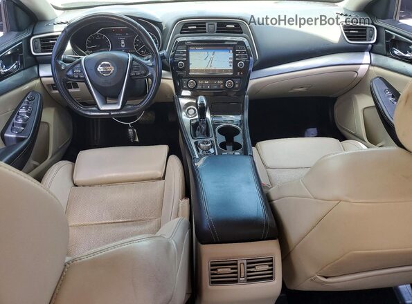 1N4AA6AP9JC378033 2018 NISSAN MAXIMA Black Dashboard view