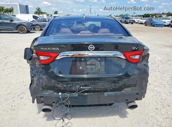 1N4AA6AP9JC378033 2018 NISSAN MAXIMA Black Rear view