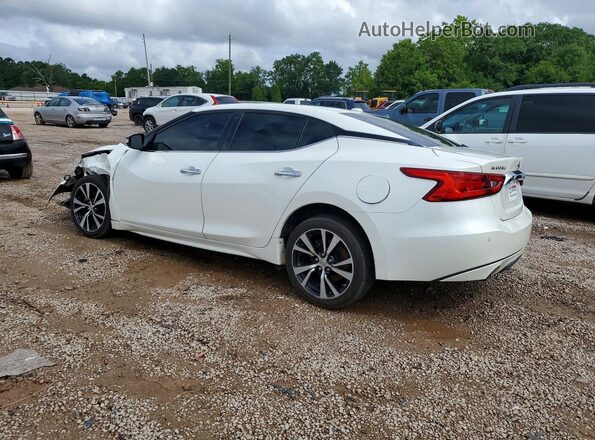 1N4AA6AP9JC379859 2018 NISSAN MAXIMA Белый Задняя левая четверть