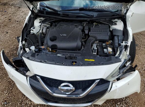 1N4AA6AP9JC379859 2018 NISSAN MAXIMA Белый Вид задней части салона