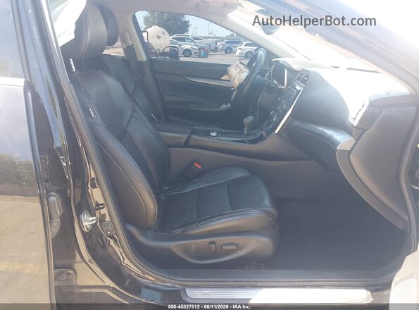 1N4AA6AP9JC386696 2018 NISSAN MAXIMA Черный Вид салона спереди