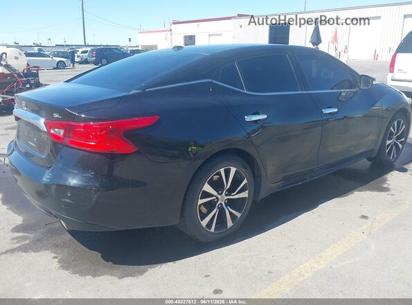 1N4AA6AP9JC386696 2018 NISSAN MAXIMA Черный Задняя правая четверть