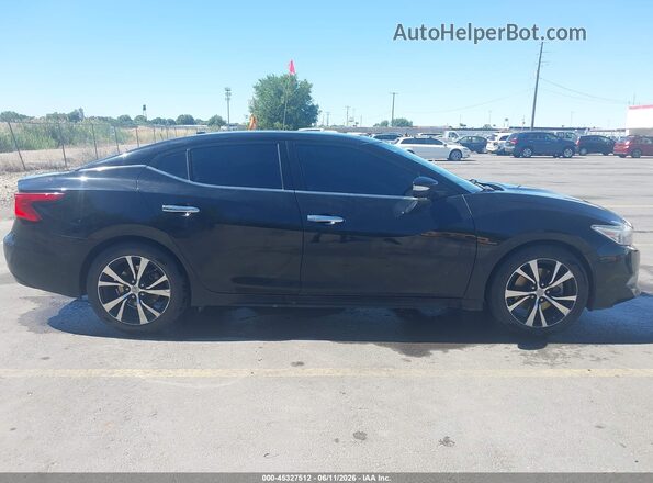 1N4AA6AP9JC386696 2018 NISSAN MAXIMA Черный Вид задней части салона