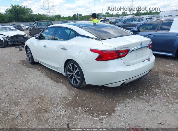 1N4AA6APXGC398963 2016 NISSAN MAXIMA White უკანა მარცხენა