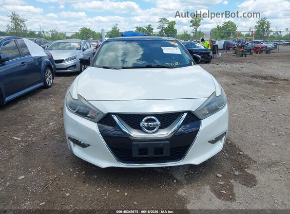 1N4AA6APXGC398963 2016 NISSAN MAXIMA White ხელსაწყოთა პანელის ხედი