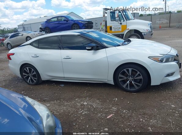 1N4AA6APXGC398963 2016 NISSAN MAXIMA White უკანა სალონის ხედი