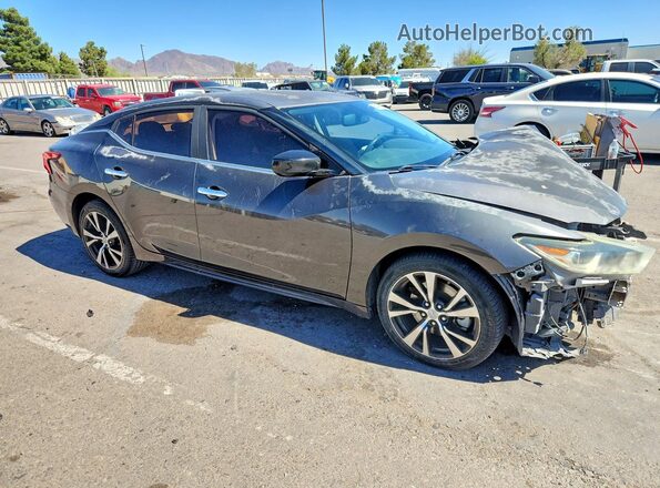 1N4AA6APXGC404616 2016 NISSAN MAXIMA Gray Առջևի աջ