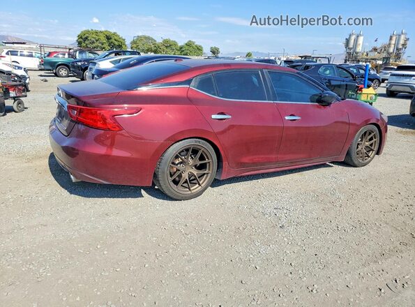 1N4AA6APXGC412201 2016 NISSAN MAXIMA Red 