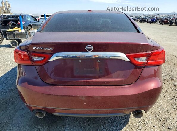 1N4AA6APXGC412201 2016 NISSAN MAXIMA Red 