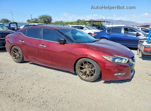 1N4AA6APXGC412201 2016 NISSAN MAXIMA Red 