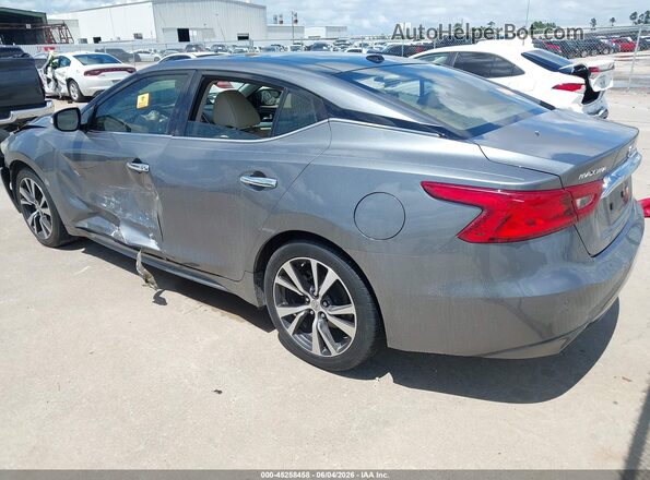 1N4AA6APXGC414689 2016 NISSAN MAXIMA Gray უკანა მარცხენა