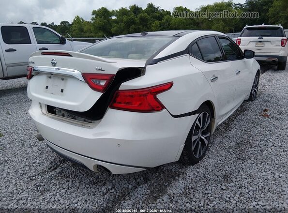 1N4AA6APXGC421268 2016 NISSAN MAXIMA Белый Задняя правая четверть