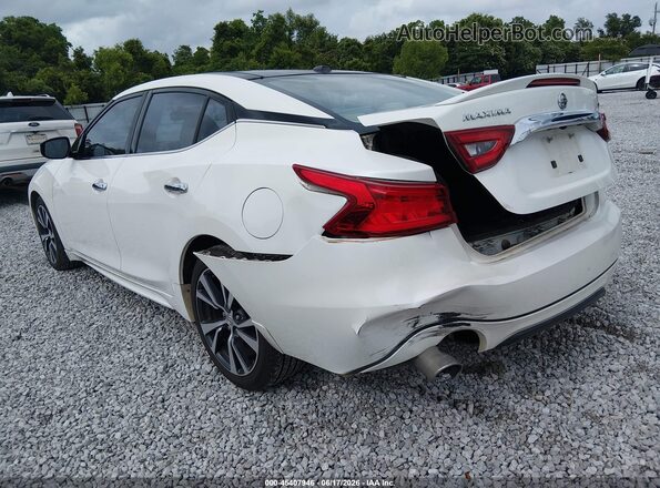 1N4AA6APXGC421268 2016 NISSAN MAXIMA Белый Задняя левая четверть
