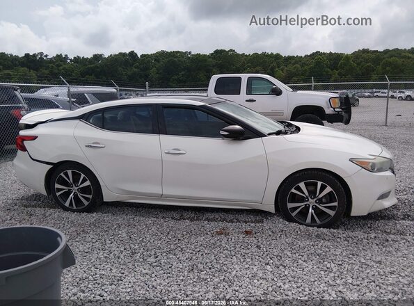 1N4AA6APXGC421268 2016 NISSAN MAXIMA Белый Вид задней части салона