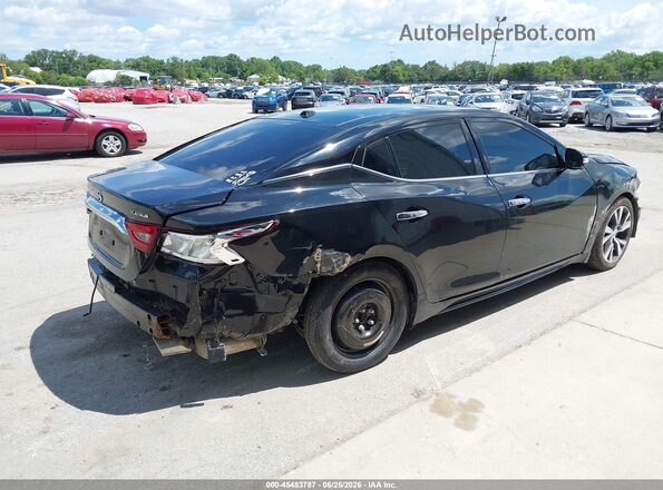 1N4AA6APXGC430486 2016 NISSAN MAXIMA Черный Задняя правая четверть