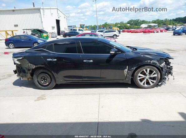 1N4AA6APXGC430486 2016 NISSAN MAXIMA Черный Вид задней части салона