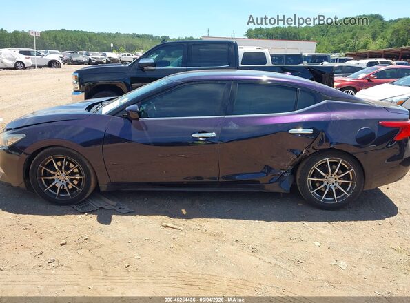 1N4AA6APXGC447157 2016 NISSAN MAXIMA Purple წინა ხედი