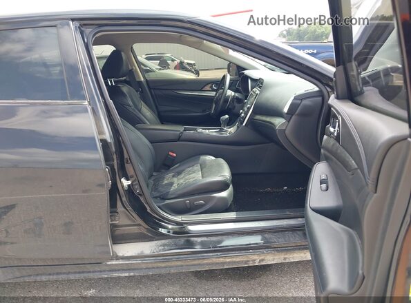 1N4AA6APXHC381114 2017 NISSAN MAXIMA Black Widok wnętrza z przodu