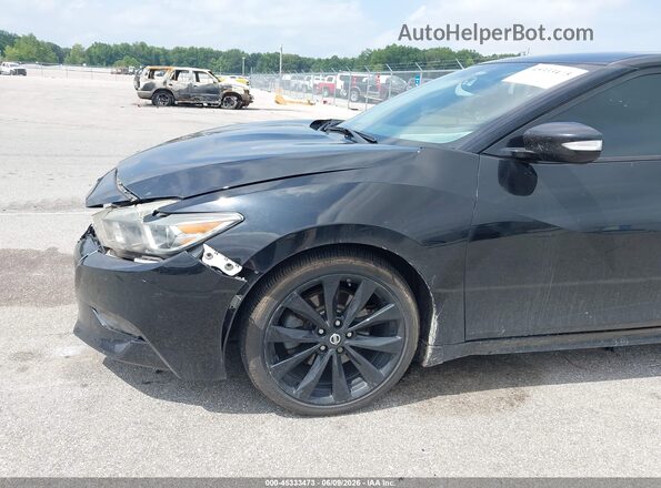 1N4AA6APXHC381114 2017 NISSAN MAXIMA Black Widok z przodu