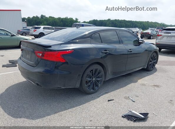 1N4AA6APXHC381114 2017 NISSAN MAXIMA Black Tył prawy