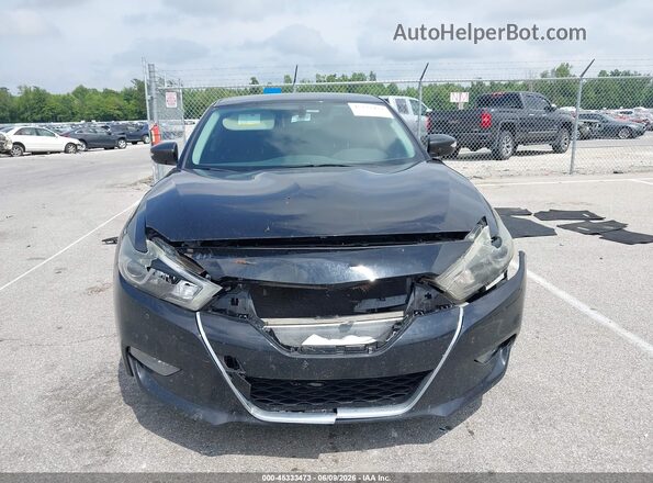1N4AA6APXHC381114 2017 NISSAN MAXIMA Black Widok zestawu wskaźników