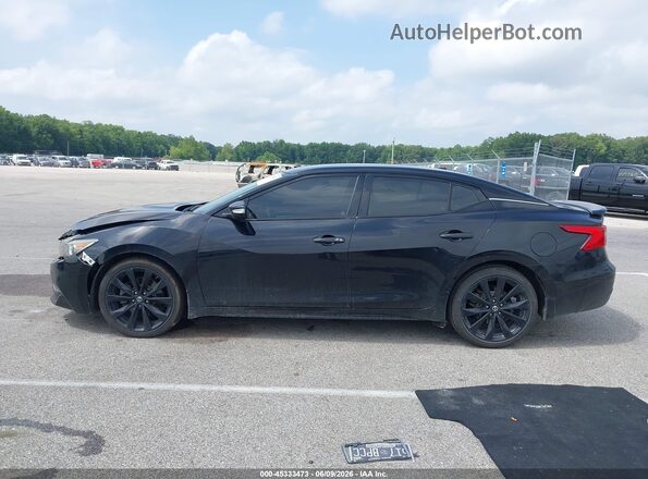 1N4AA6APXHC381114 2017 NISSAN MAXIMA Black Widok wnętrza 360 stopni