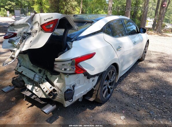 1N4AA6APXHC382750 2017 NISSAN MAXIMA Белый Задняя правая четверть