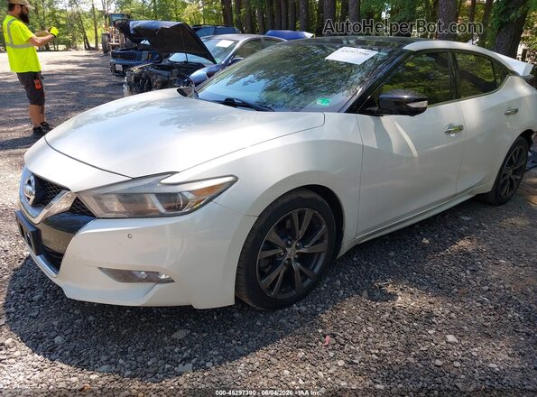 1N4AA6APXHC382750 2017 NISSAN MAXIMA Белый Передняя левая четверть
