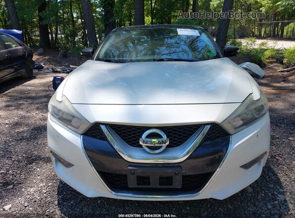 1N4AA6APXHC382750 2017 NISSAN MAXIMA Белый Вид задней части салона