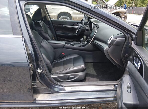 1N4AA6APXHC396714 2017 NISSAN MAXIMA Dark Blue Вид салона спереди
