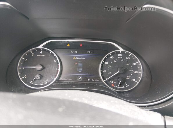1N4AA6APXHC396714 2017 NISSAN MAXIMA Dark Blue Вид задних сидений