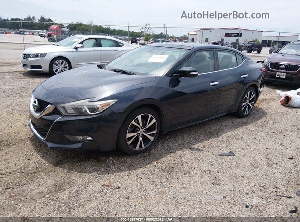 1N4AA6APXHC396714 2017 NISSAN MAXIMA Dark Blue Передняя левая четверть