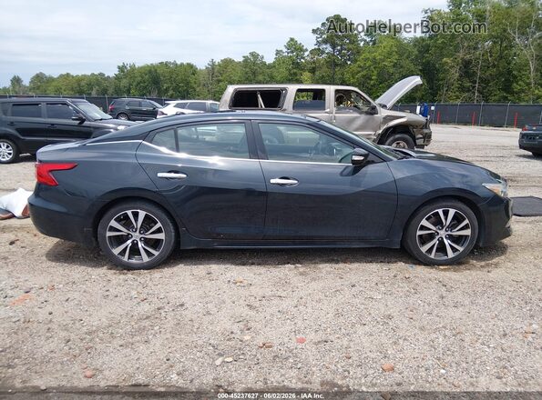 1N4AA6APXHC396714 2017 NISSAN MAXIMA Dark Blue Вид задней части салона