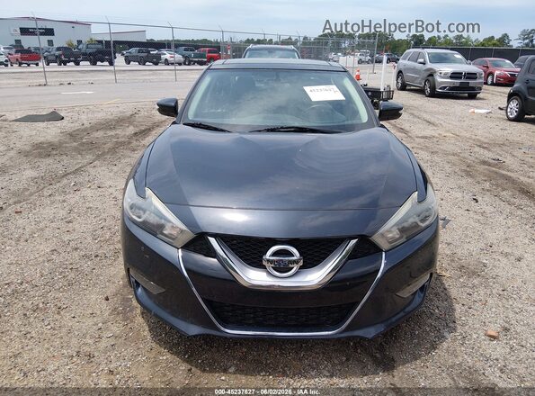 1N4AA6APXHC396714 2017 NISSAN MAXIMA Dark Blue Вид щитка приборов
