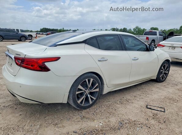 1N4AA6APXHC405895 2017 NISSAN MAXIMA Белый Задняя правая четверть