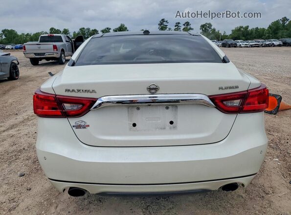 1N4AA6APXHC405895 2017 NISSAN MAXIMA Белый Вид сзади