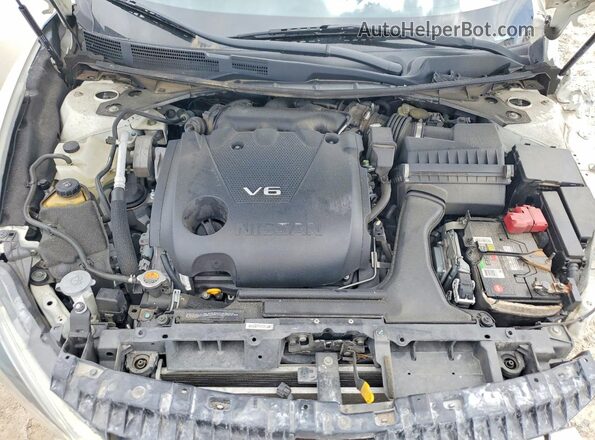 1N4AA6APXHC405895 2017 NISSAN MAXIMA Белый Вид задней части салона