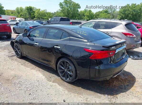 1N4AA6APXHC415505 2017 NISSAN MAXIMA Black უკანა მარცხენა