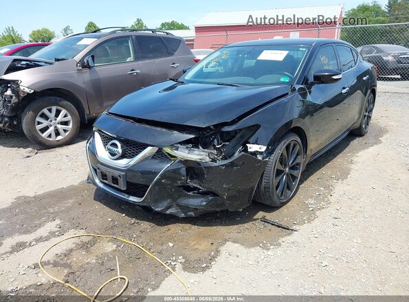 1N4AA6APXHC415505 2017 NISSAN MAXIMA Black წინა ხედი