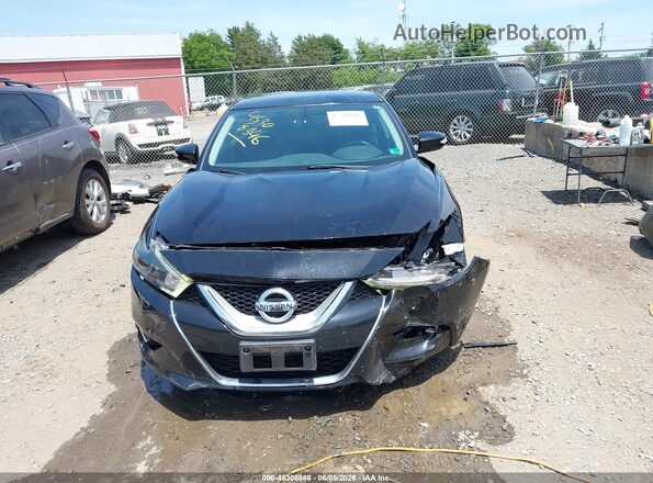 1N4AA6APXHC415505 2017 NISSAN MAXIMA Black ხელსაწყოთა პანელის ხედი