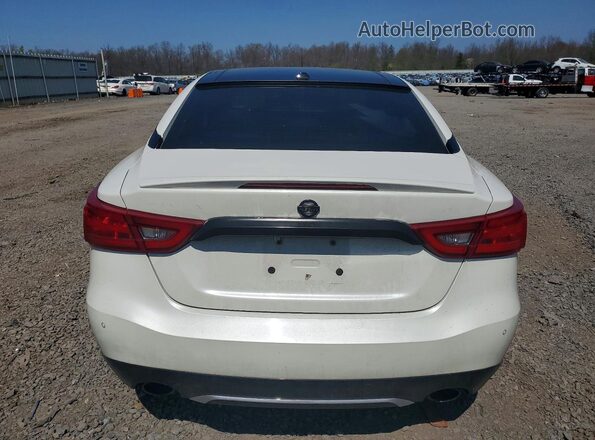 1N4AA6APXHC416072 2017 NISSAN MAXIMA White Widok z tyłu