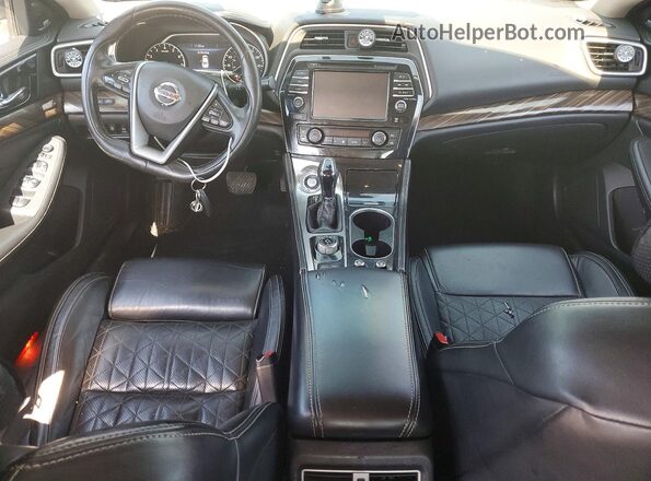 1N4AA6APXHC416072 2017 NISSAN MAXIMA White Widok deski rozdzielczej