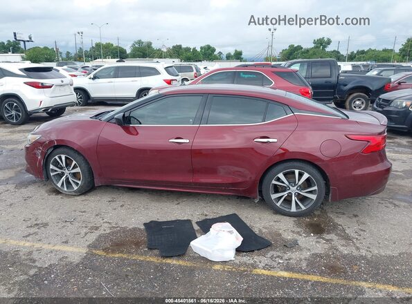 1N4AA6APXHC433003 2017 NISSAN MAXIMA Красный Панорамный вид салона 360°