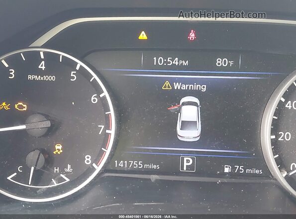 1N4AA6APXHC433003 2017 NISSAN MAXIMA Красный Вид задних сидений