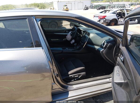 1N4AA6APXHC440968 2017 NISSAN MAXIMA Gray წინა სალონის ხედი