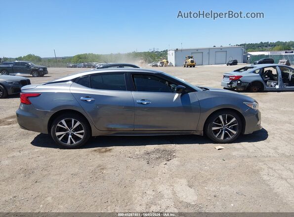 1N4AA6APXHC440968 2017 NISSAN MAXIMA Gray ხელსაწყოთა პანელის ხედი