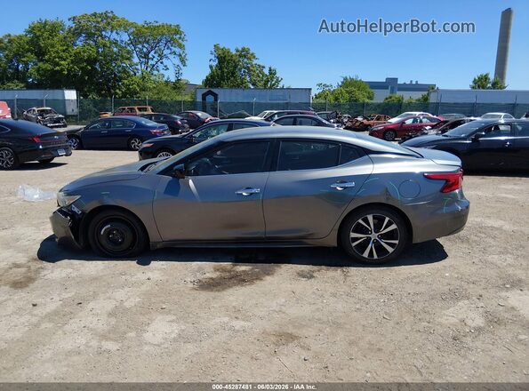 1N4AA6APXHC440968 2017 NISSAN MAXIMA Gray უკანა სალონის ხედი